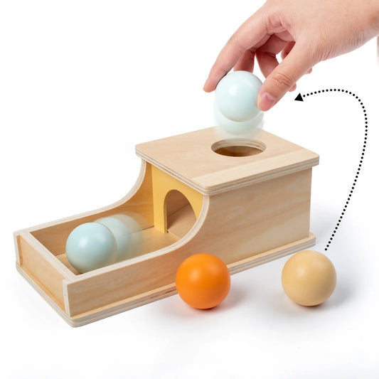 Wooden Permanence Ball Box